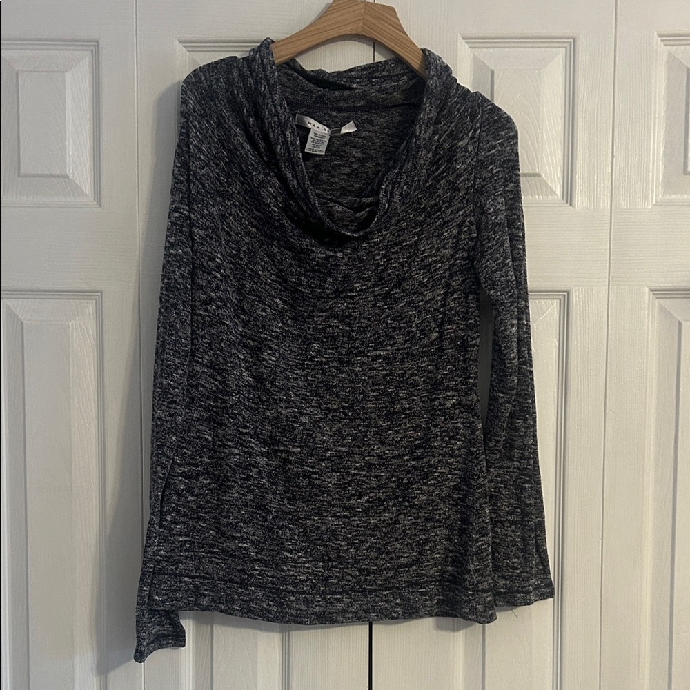 Max Studio Charcoal Cowl Neck Sweater